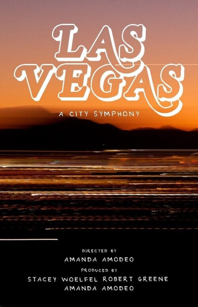 拉斯维加斯电影海报，霓虹灯下的青年冒险